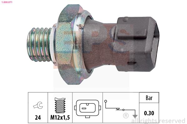 Oil Pressure Switch EPS 1.800.071