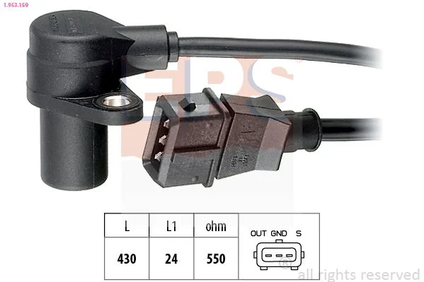 Sensor, crankshaft pulse eps 1.953.159