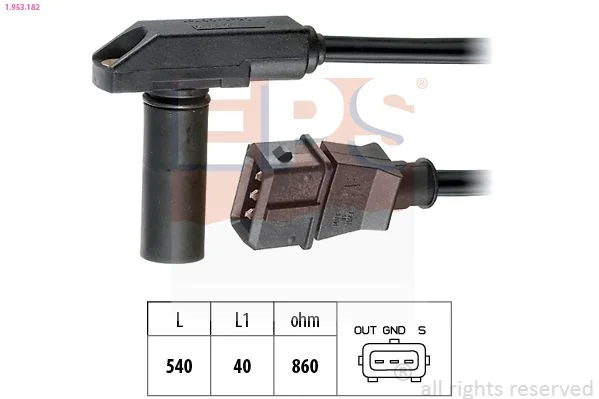 Sensor, crankshaft pulse eps 1.953.182