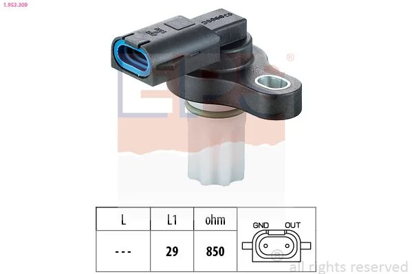 RPM jutiklis, automatinė transmisija eps 1.953.309
