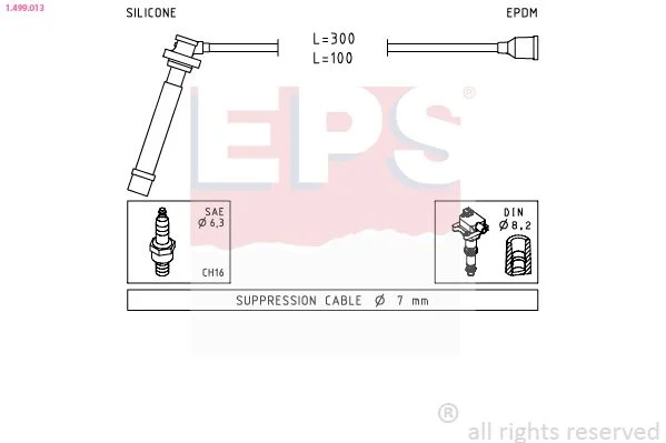 Uždegimo laido komplektas EPS 1.499.013