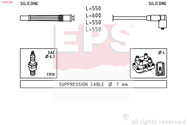 Ignition Cable Kit EPS 1.499.246