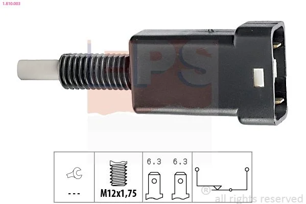 Stabdžių žibinto jungiklis EPS 1.810.003
