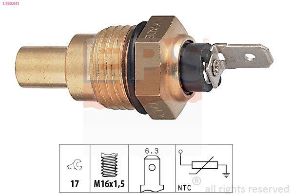 Sensor, coolant temperature EPS 1.830.041