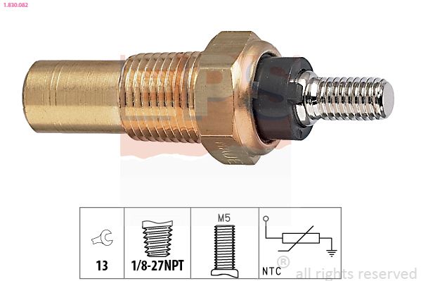 Sensor, coolant temperature EPS 1.830.082