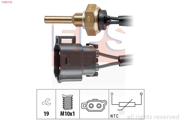 Sensor, coolant temperature EPS 1.830.110