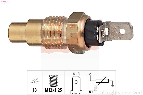 Sensor, coolant temperature EPS 1.830.121