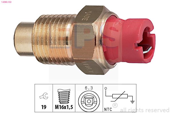 Sensor, coolant temperature EPS 1.830.132