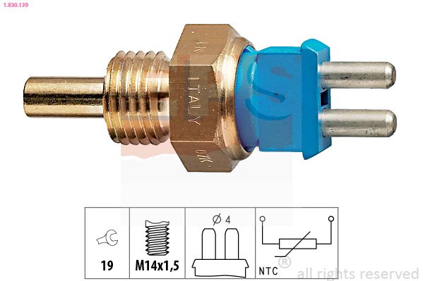 Sensor, coolant temperature EPS 1.830.139