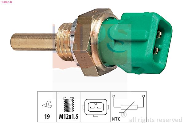 Sensor, coolant temperature EPS 1.830.147