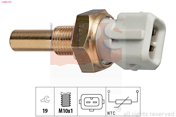 Sensor, coolant temperature EPS 1.830.171