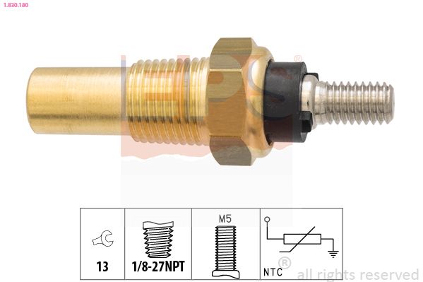 Sensor, coolant temperature EPS 1.830.180