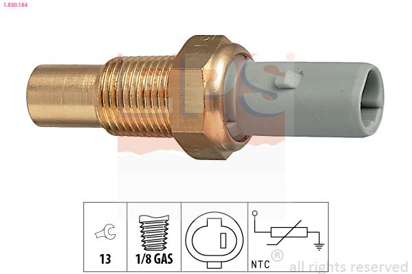 Sensor, coolant temperature EPS 1.830.184