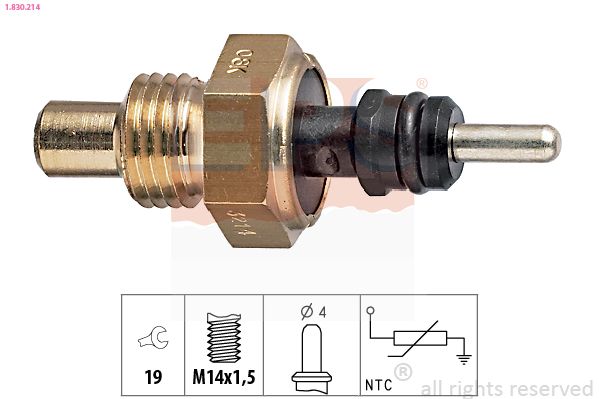 Sensor, coolant temperature EPS 1.830.214