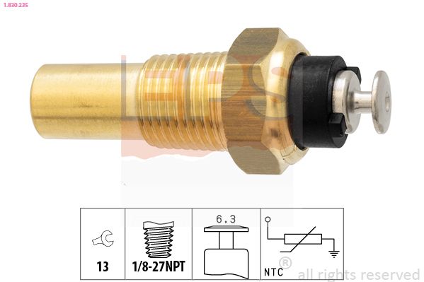 Sensor, coolant temperature EPS 1.830.235