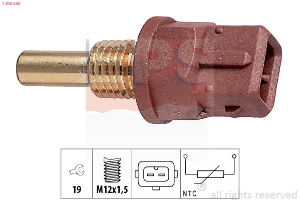 Sensor, oljetemperatur EPS 1.830.248