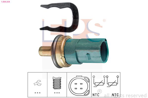 Sensor, coolant temperature EPS 1.830.258