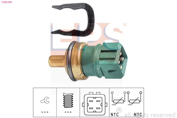 Sensor, coolant temperature EPS 1.830.260