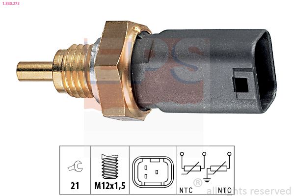 Sensor, coolant temperature EPS 1.830.273