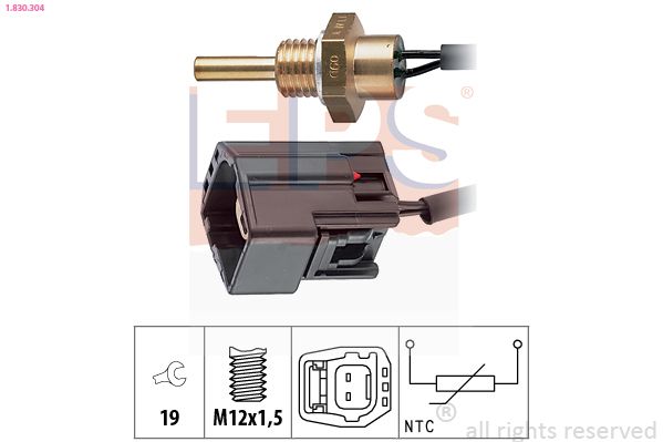 Sensor, coolant temperature EPS 1.830.304