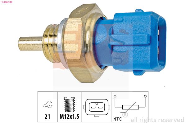 Sensor, coolant temperature EPS 1.830.342