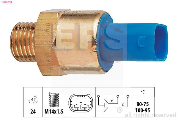 Temperature Switch, radiator fan EPS 1.850.694