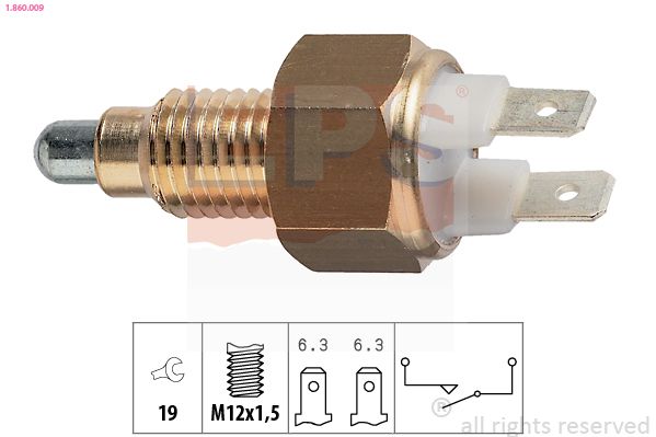 Switch, reverse light EPS 1.860.009