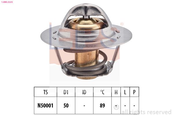 Thermostat, coolant EPS 1.880.322S