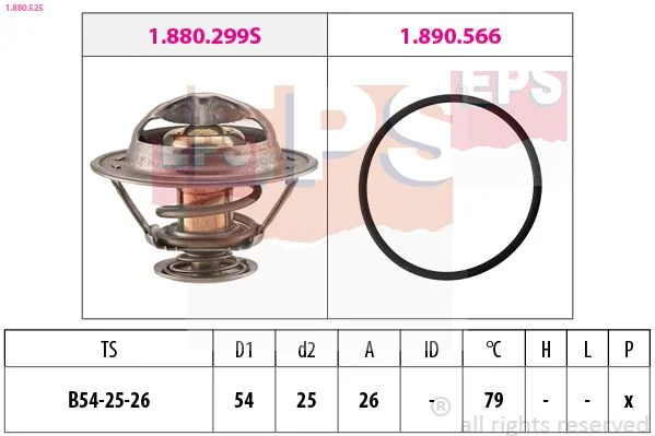 Termostatas, aušinimo skystis EPS 1.880.525