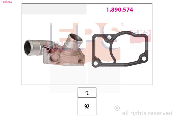 Termostatas, aušinimo skystis EPS 1.880.664