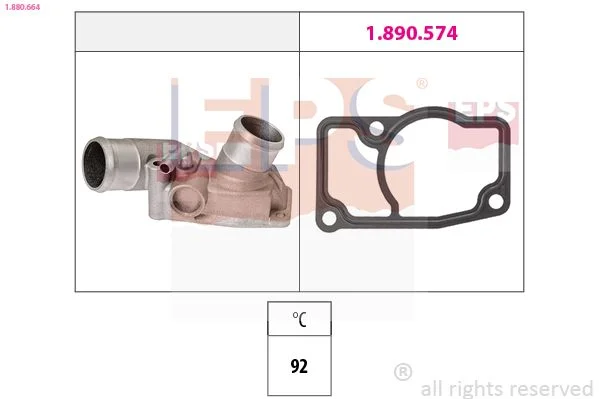 Thermostat, coolant EPS 1.880.664