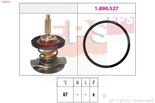 Thermostat, coolant EPS 1.880.807