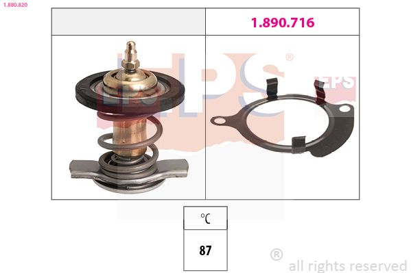 Thermostat, coolant EPS 1.880.820