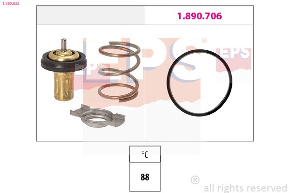 Thermostat, coolant EPS 1.880.822