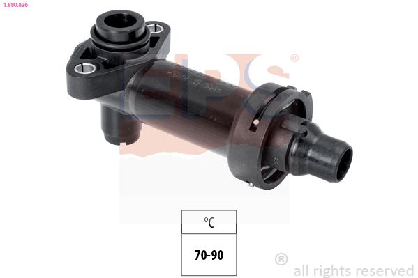 Thermostat, exhaust gas recirculation cooling EPS 1.880.836