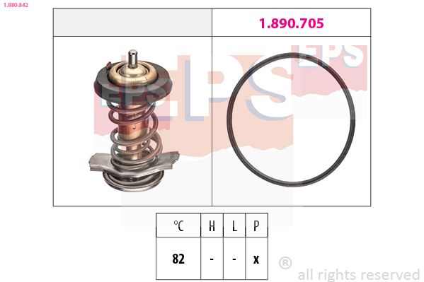 Thermostat, coolant EPS 1.880.842