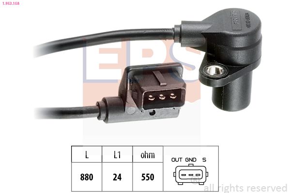 Sensor, crankshaft pulse EPS 1.953.158