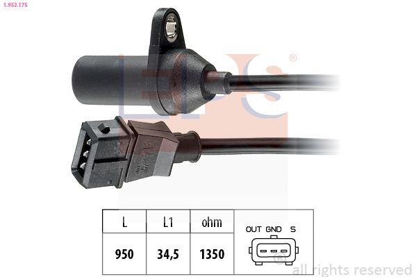 Sensor, crankshaft pulse EPS 1.953.175