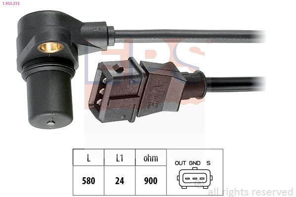 Sensor, crankshaft pulse EPS 1.953.215