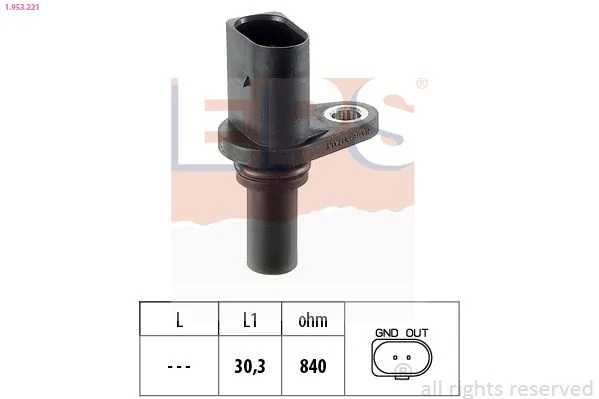 RPM jutiklis, automatinė transmisija EPS 1.953.221