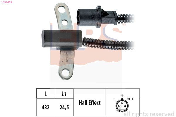 Sensor, crankshaft pulse EPS 1.953.253