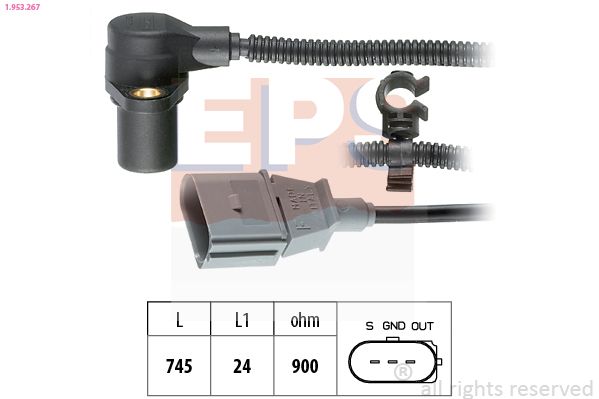 Sensor, crankshaft pulse EPS 1.953.267