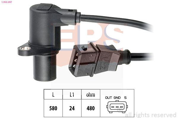 Sensor, crankshaft pulse EPS 1.953.297