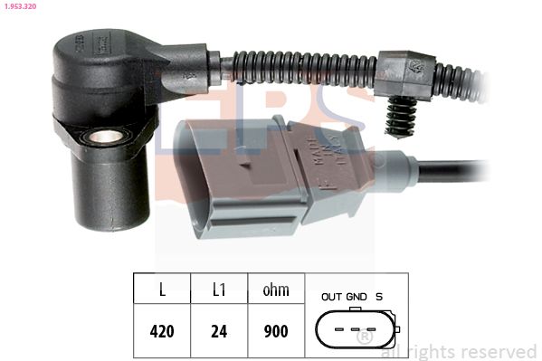 Sensor, crankshaft pulse EPS 1.953.320