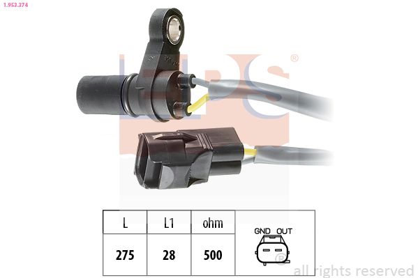 RPM Sensor, automatic transmission EPS 1.953.374