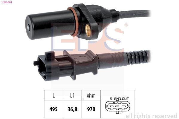 Sensor, crankshaft pulse EPS 1.953.563