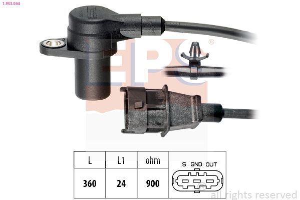 Sensor, crankshaft pulse EPS 1.953.564