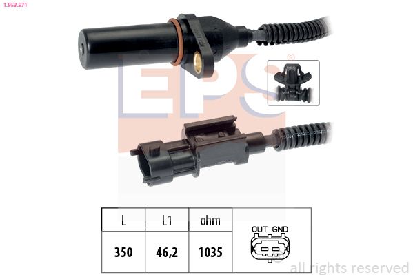 Sensor, crankshaft pulse EPS 1.953.571