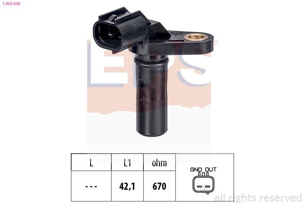 Jutiklis, variklio sūkių dažnis EPS 1.953.636