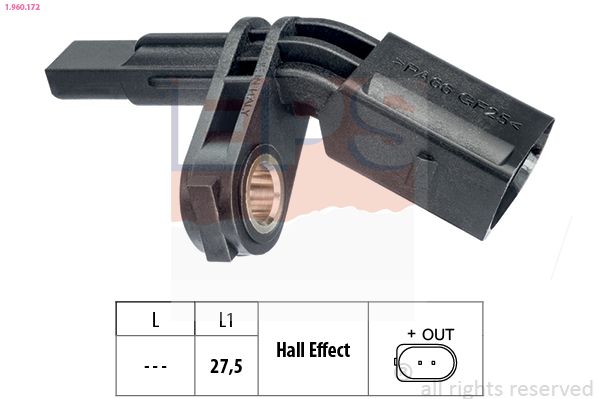 Sensor, wheel speed EPS 1.960.172